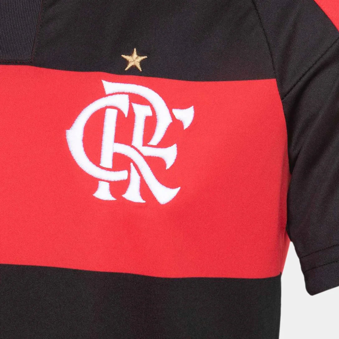 Kit Infantil Flamengo I 2026/27 Torcedor Adidas