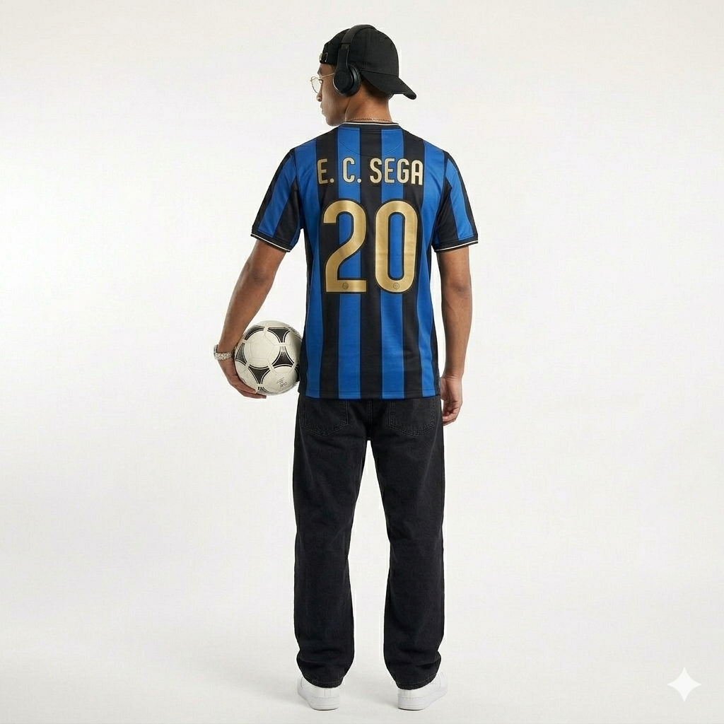 Camisa Inter de Milão Retrô 2010 Azul e Preta - Nike