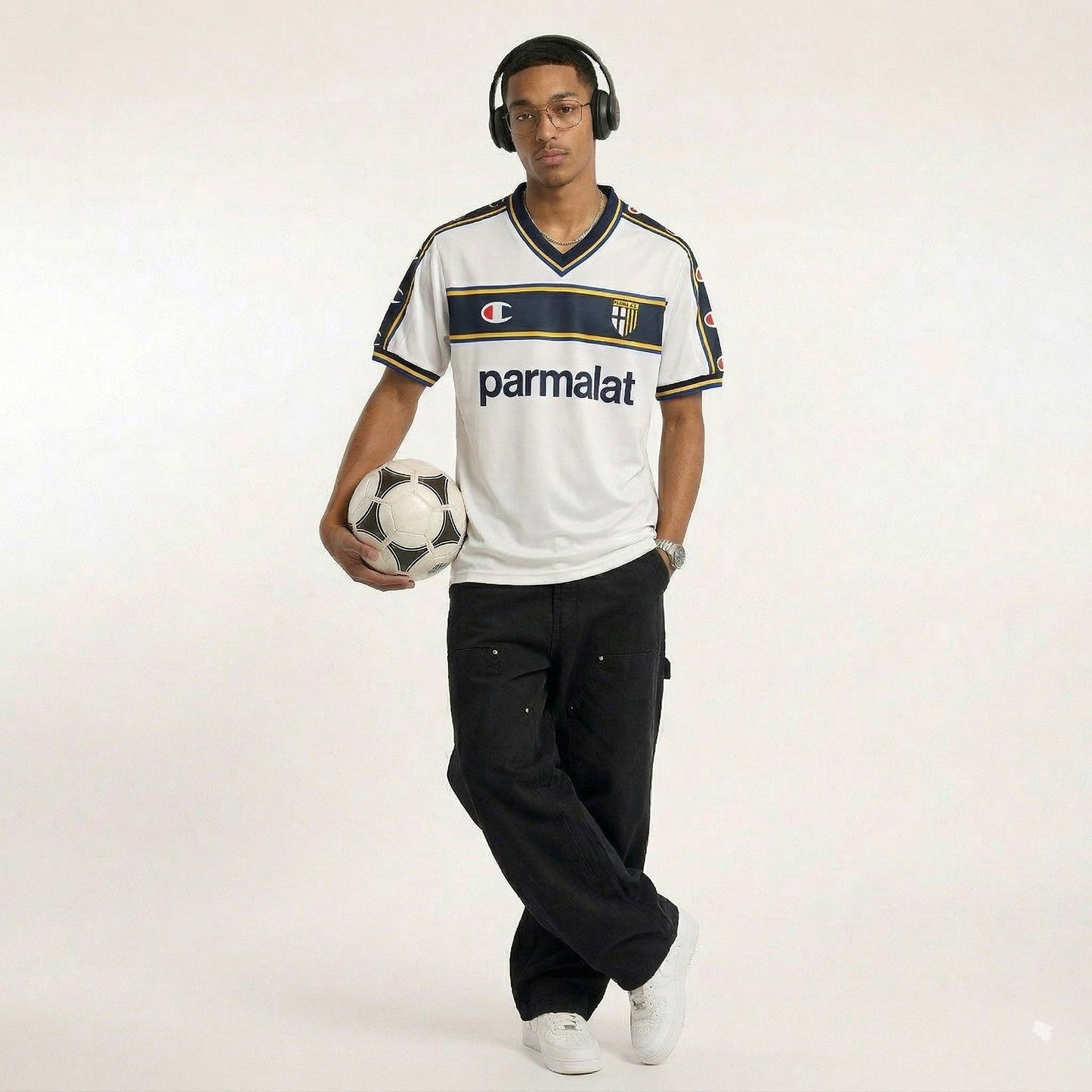 Camisa Parma Retrô 2002/2003 Branca - Champion