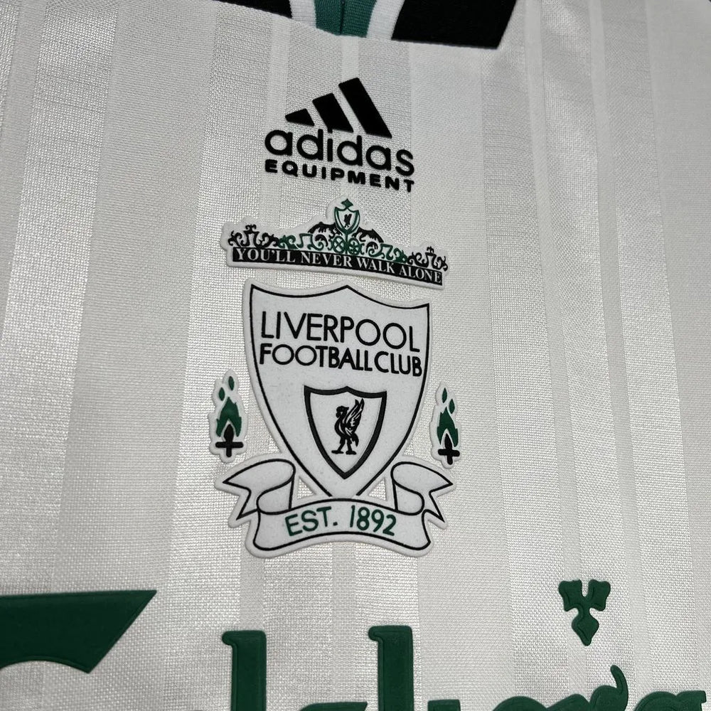Camisa Liverpool II 1993/1995 Retrô Branca Masculina