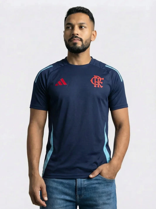 Camisa Flamengo Treino Azul Escuro 25-26