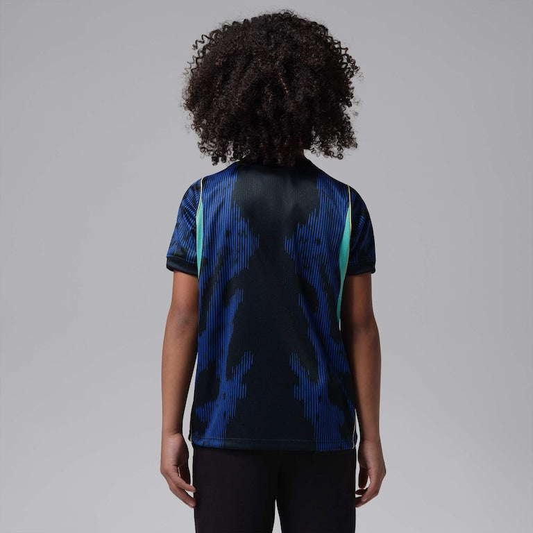 Camisa Brasil Jordan II 2026/27 Torcedor Pro Criança Azul