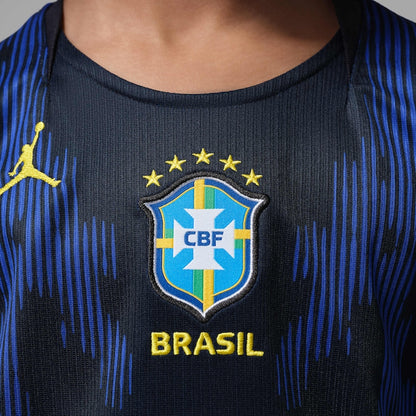 Camisa Brasil Jordan II 2026/27 Torcedor Pro Criança Azul