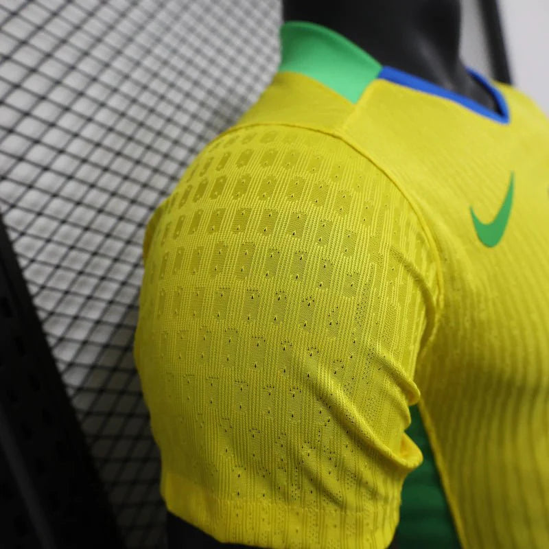 Camisa da Seleção do Brasil I 2025/26 Masculina Amarela  Jogador