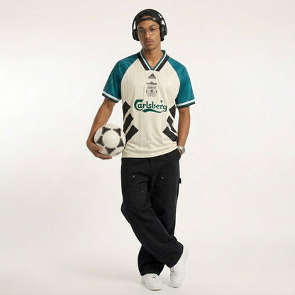 Camisa Liverpool II 1993/1995 Retrô Branca Masculina