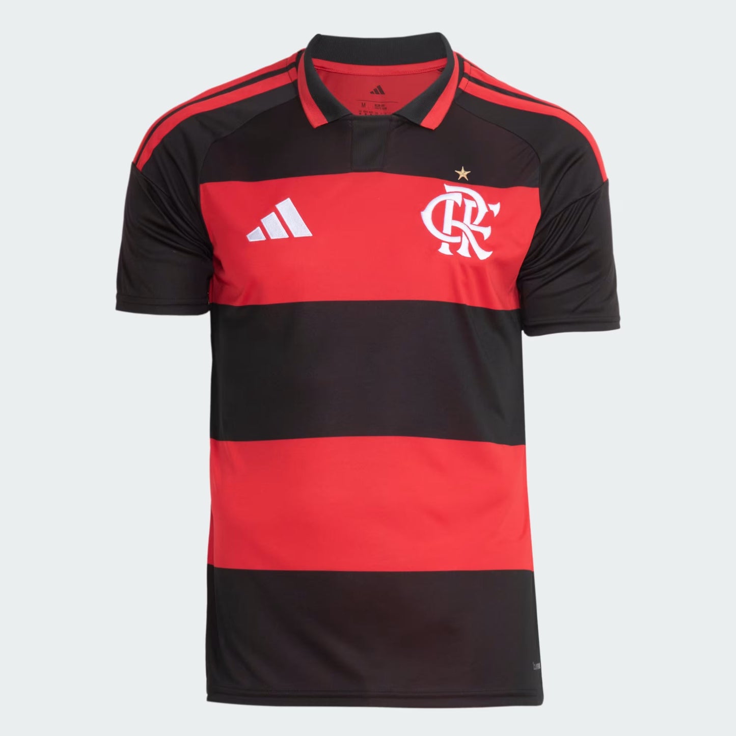 Camisa Flamengo I 2026/27 Jogador Adidas Masculina - Vermelho+Preto
