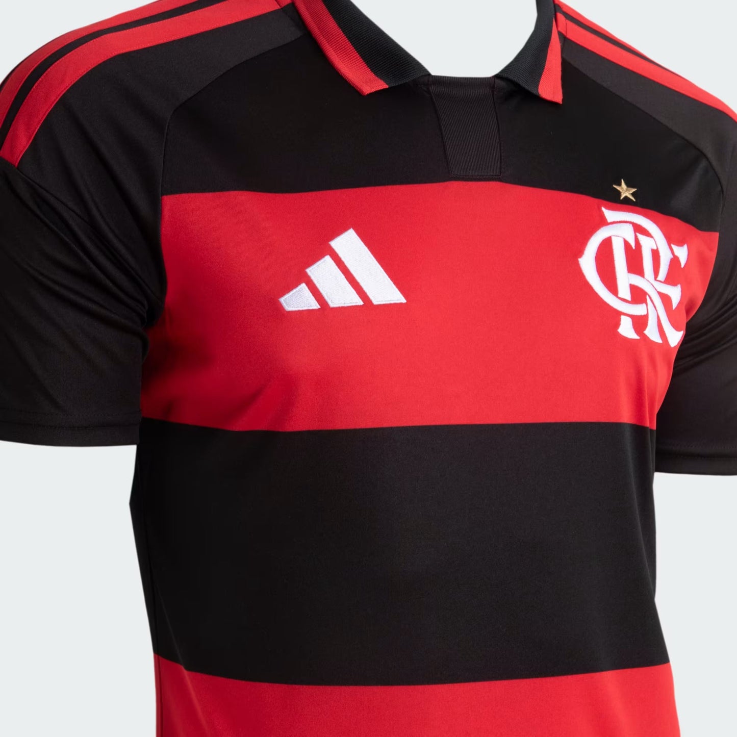 Camisa Flamengo I 2026/27 Jogador Adidas Masculina - Vermelho+Preto