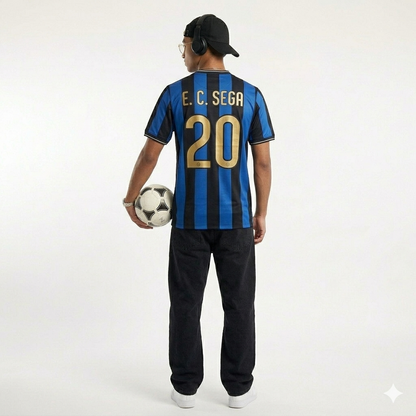 Camisa Inter de Milão Retrô 2010 Azul e Preta - Nike