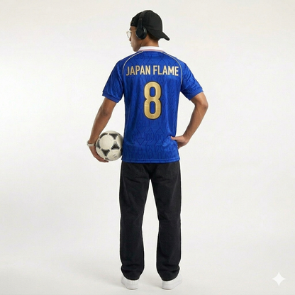 Camisa Japão Asics Retrô 98-99  Big Flame