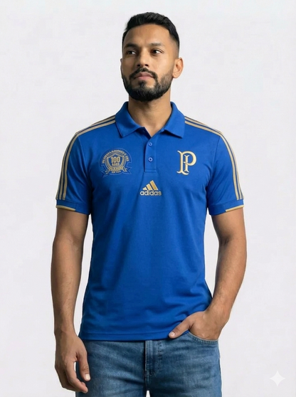 Camisa Palmeiras Retrô Centenario 2014 Azul