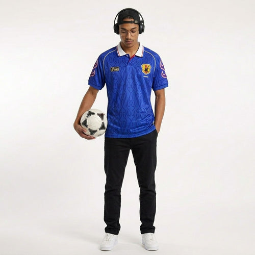 Camisa Japão Asics Retrô 98-99  Big Flame