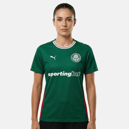 [PRÉ-VENDA] Camisa Feminina Puma Palmeiras 2026/27 Home
