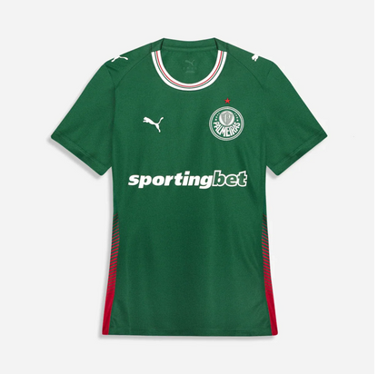 [PRÉ-VENDA] Camisa Feminina Puma Palmeiras 2026/27 Home