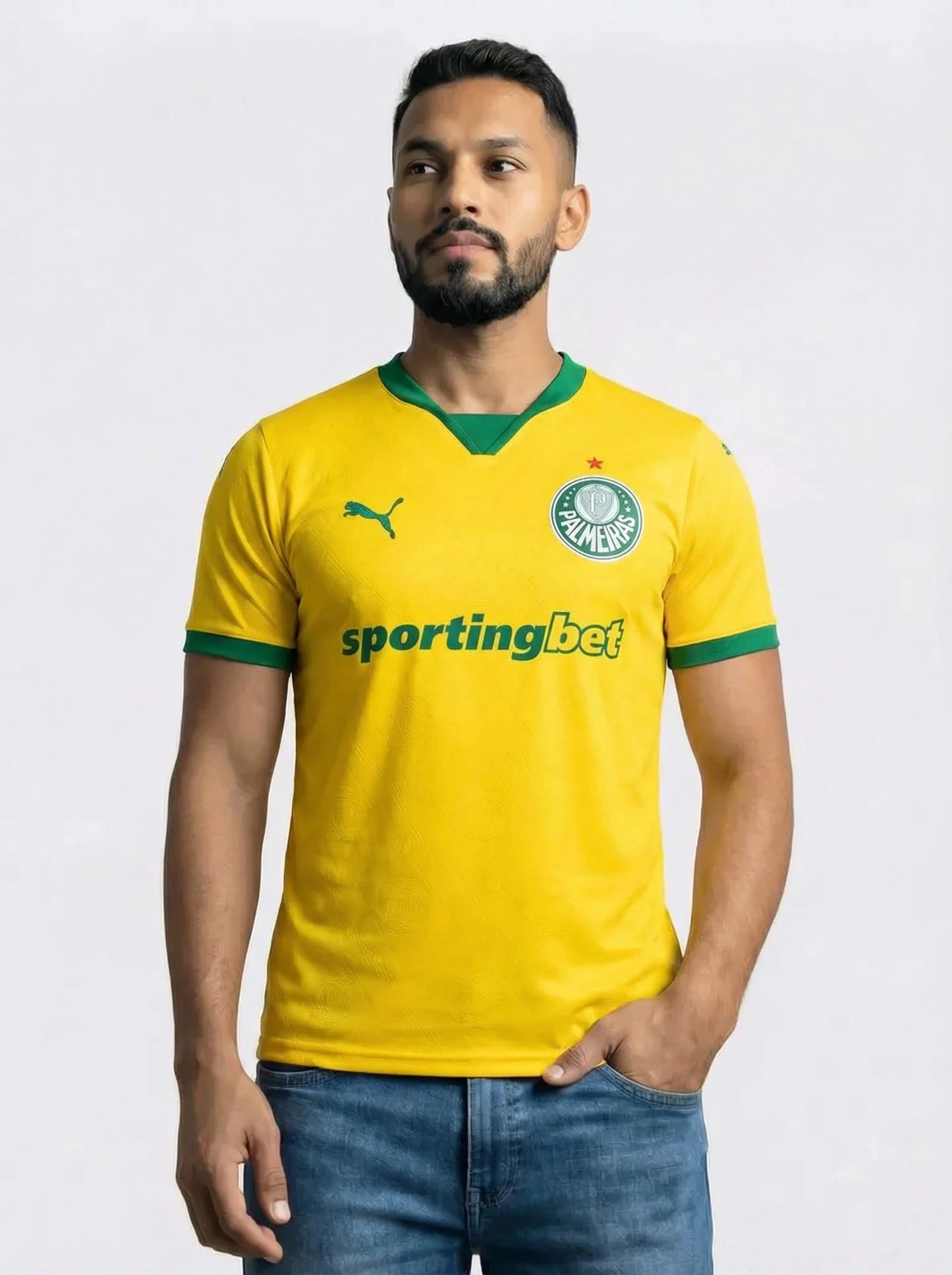Camisa Palmeiras Amarela II 26/27