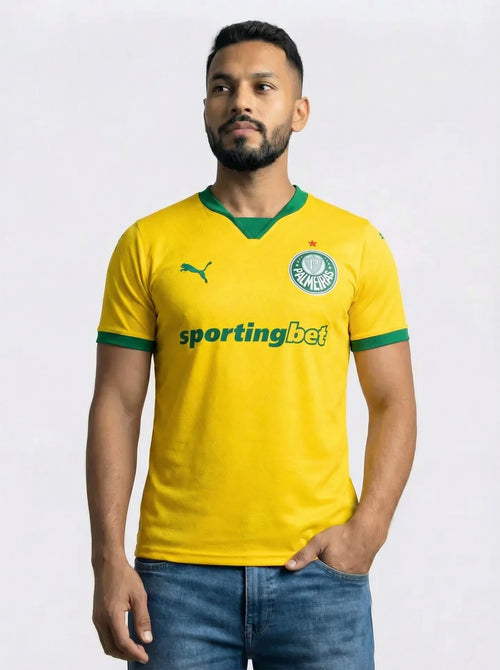 Camisa Palmeiras Amarela II 26/27