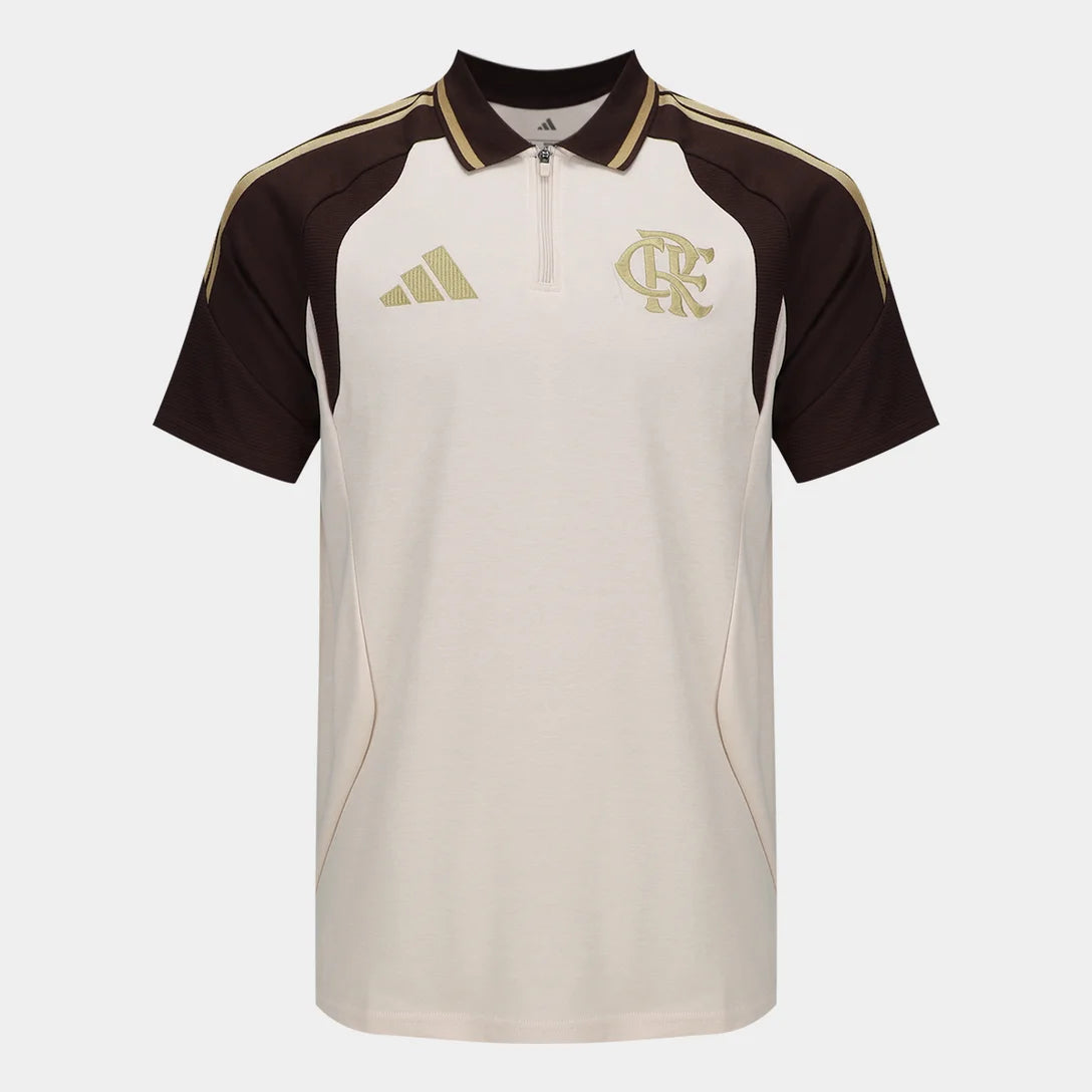 Camisa Flamengo Polo Bege 26/27