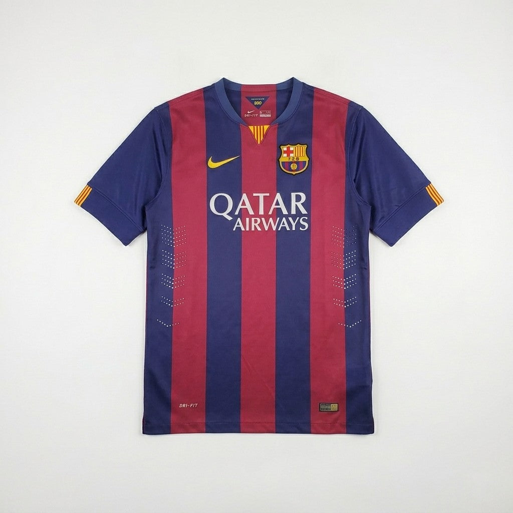 Camisa Barcelona Retrô 2015 Azul e Grená - Nike
