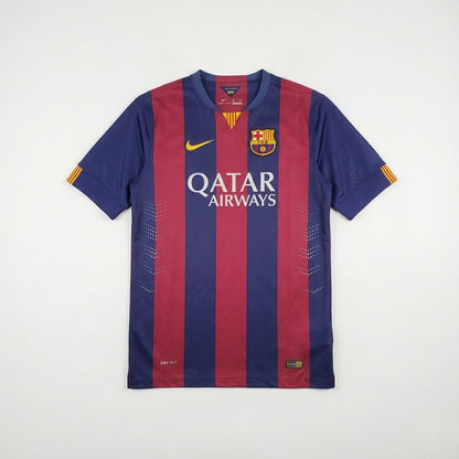 Camisa Barcelona Retrô 2015 Azul e Grená - Nike