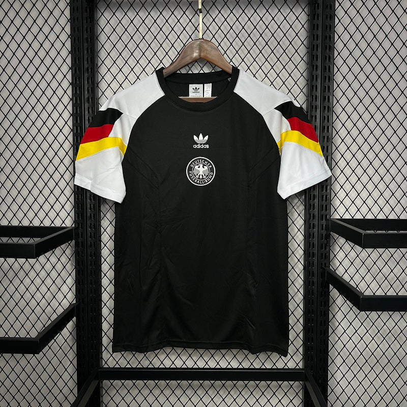 Camisa Alemanha Home 24/25 s/n° Torcedor Adidas Masculino - Preta
