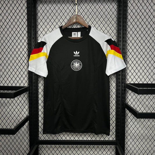 Camisa Alemanha Home 24/25 s/n° Torcedor Adidas Masculino - Preta