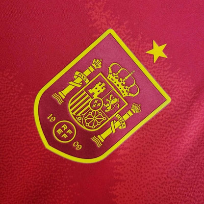 Camisa Espanha Home 24/25 s/n° Torcedor Adidas Masculino - Vermelho