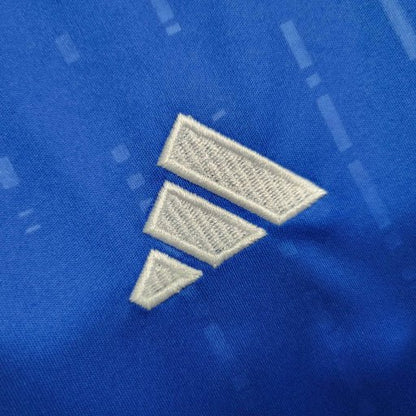 Camisa Itália Home 24/25 s/n° Torcedor Adidas Masculino - Azul
