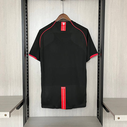 Camisa Manchester United 2007/08 - Retrô Masculino - Preta