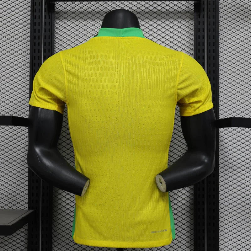 Camisa da Seleção do Brasil I 2025/26 Masculina Amarela  Jogador