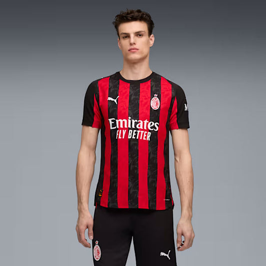 Camisa AC Milan 2025/26 Home Jogador Masculina